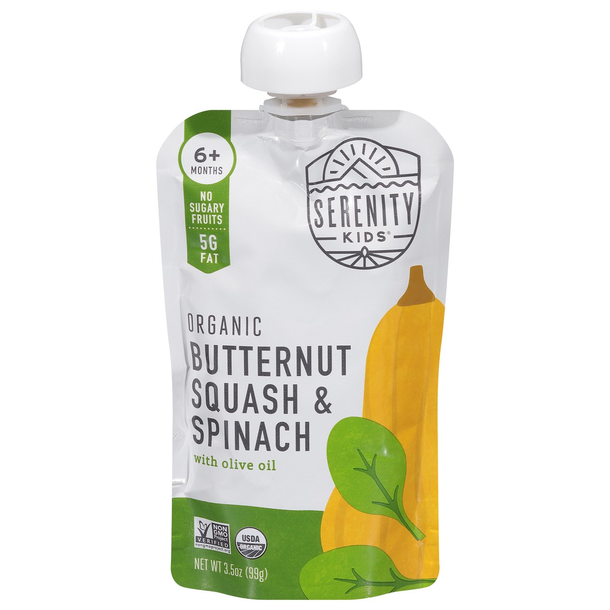 slide 1 of 9, Serenity Kids Organic Squash Baby Food - 3.5 oz, 3.5 oz