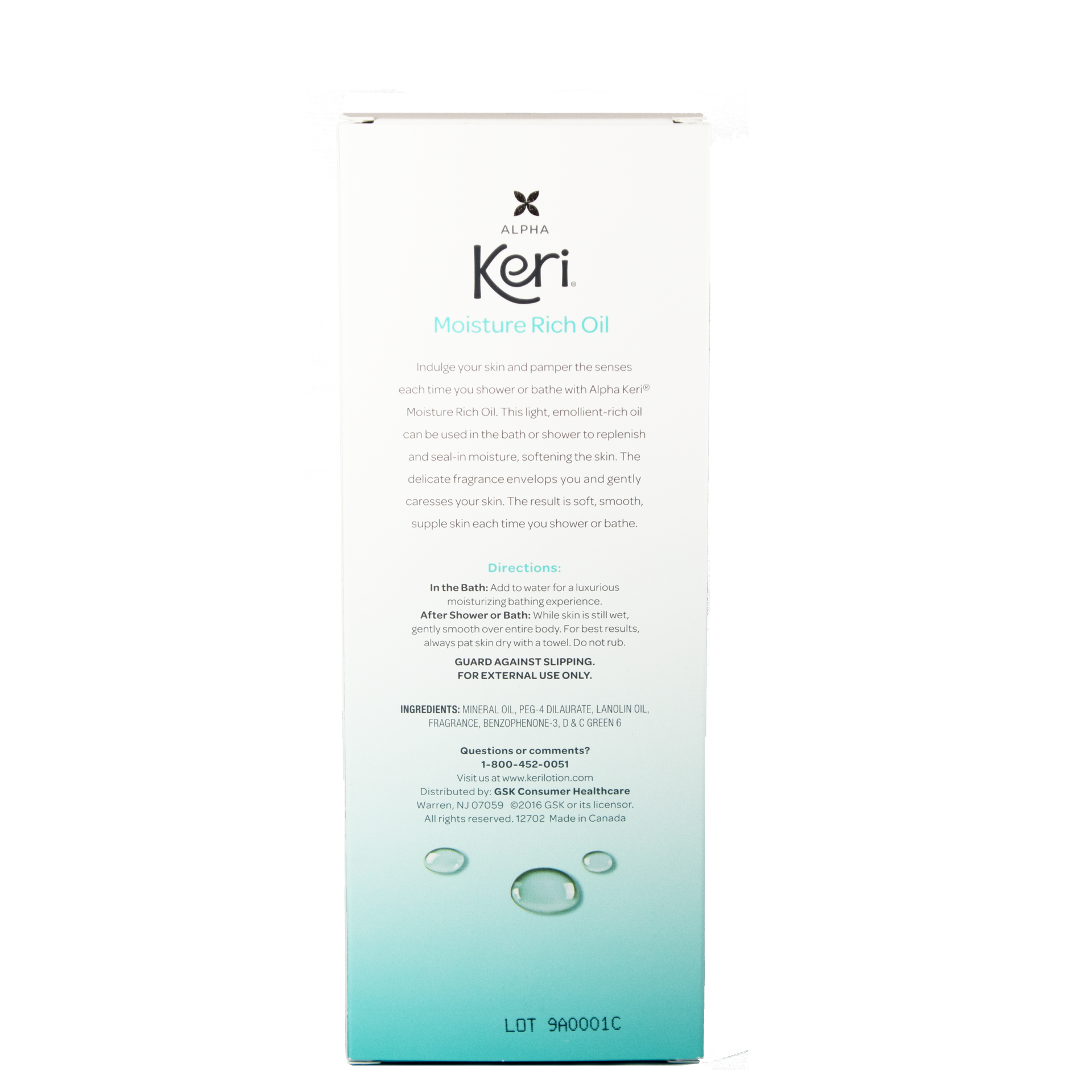 slide 2 of 4, Keri Alpha Moisture Rich Oil Shower & Bath, 16 oz