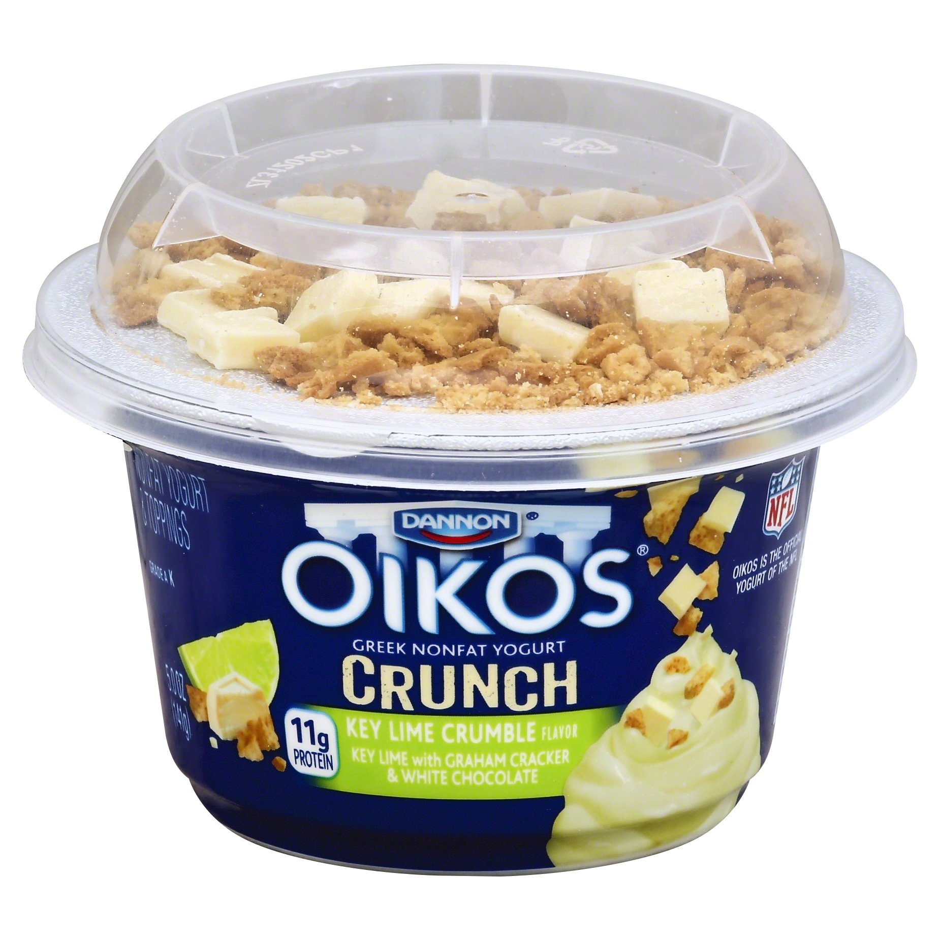 slide 1 of 5, Oikos Nonfat Yogurt Crunch Key Lime Pie, 5 oz