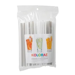 Kolorae Neutrals Straws - 150 ct
