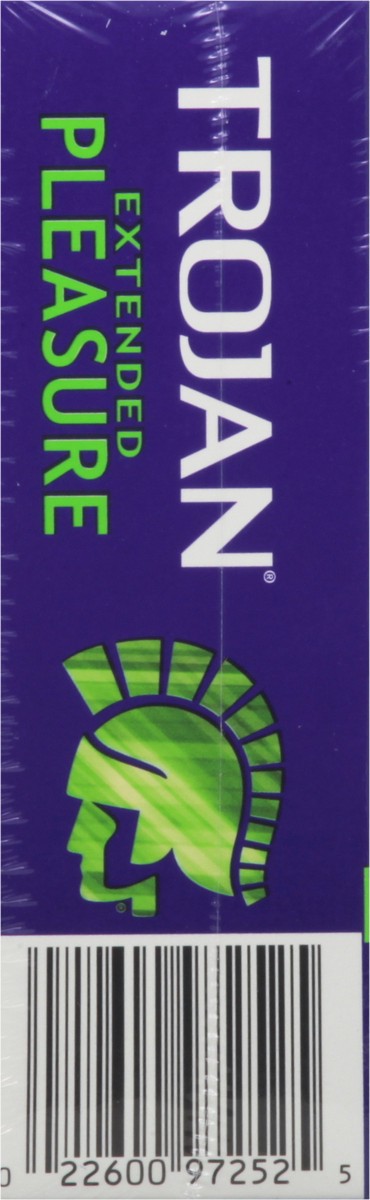 slide 4 of 9, Trojan Extended Pleasure Lubricated Latex Condoms 12 ea, 12 ct