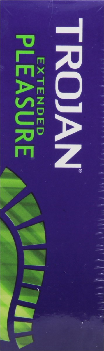 slide 6 of 9, Trojan Extended Pleasure Lubricated Latex Condoms 12 ea, 12 ct