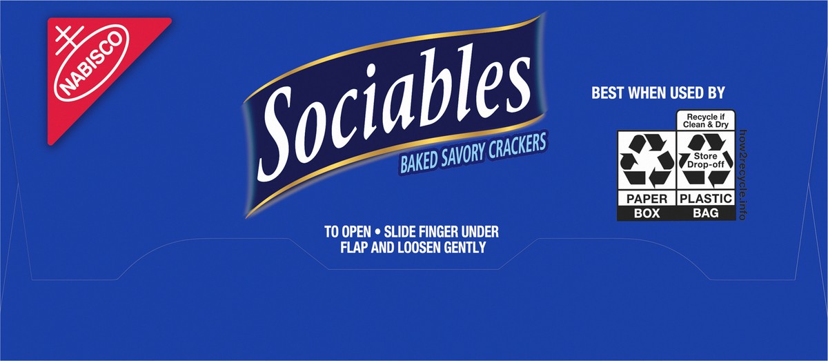 slide 9 of 9, Flavor Originals Sociables Baked Savory Crackers, 7.5 oz, 7.5 oz