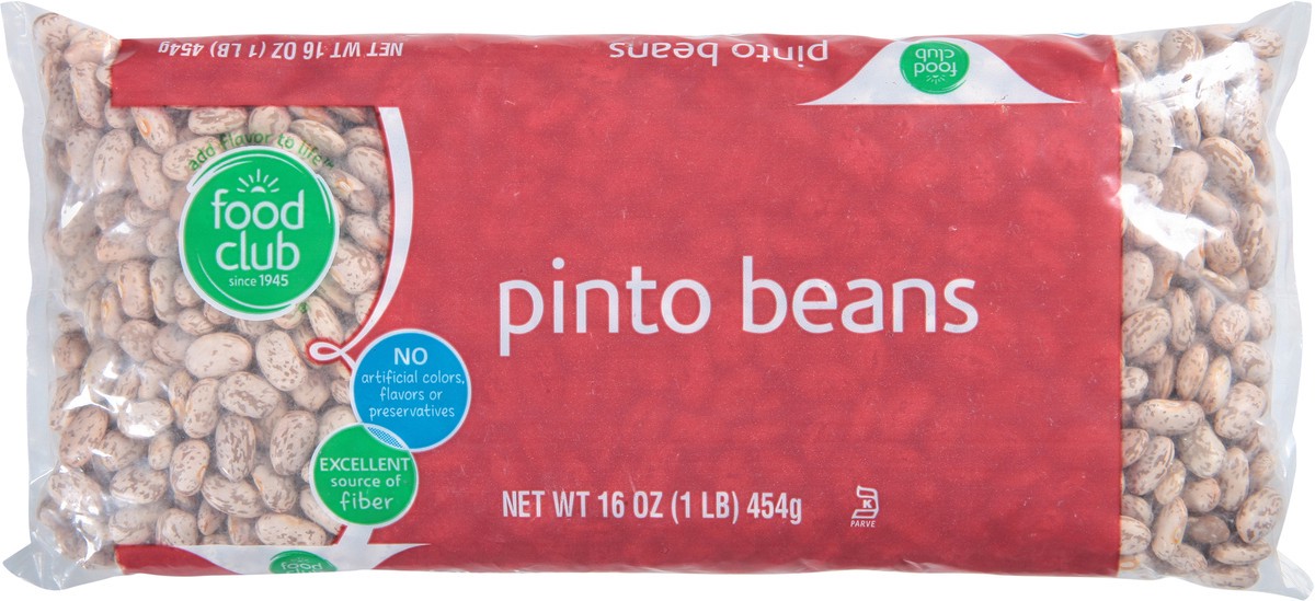 slide 9 of 11, Food Club Dry Pinto Beans, 16 oz