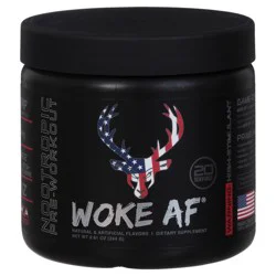 Woke AF Nootropic Pre-Workout 8.6 oz