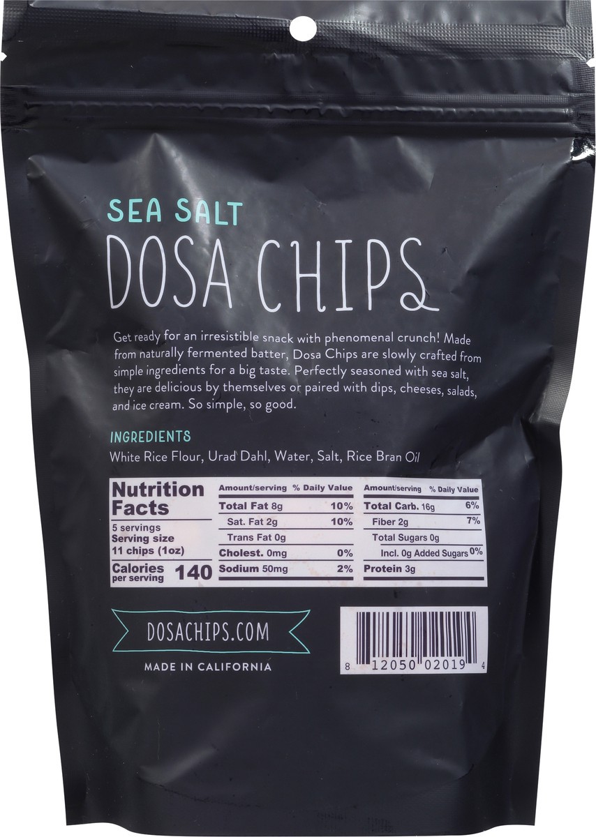 slide 7 of 13, Table Foods Sea Salt Dosa Chips 5 oz, 5 oz