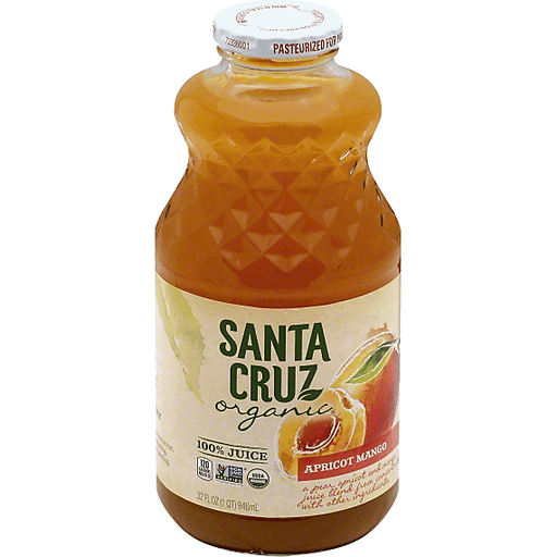 slide 2 of 2, Santa Cruz Organic Apricot Mango, 32 oz