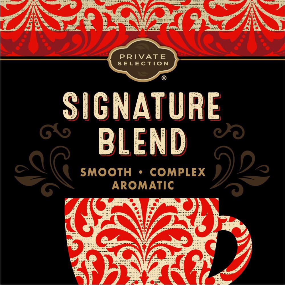 slide 5 of 9, Private Selection Fair Trade Signature Blend Medium Roast Coffee K-Cup Pods- 48 ct, 48 ct