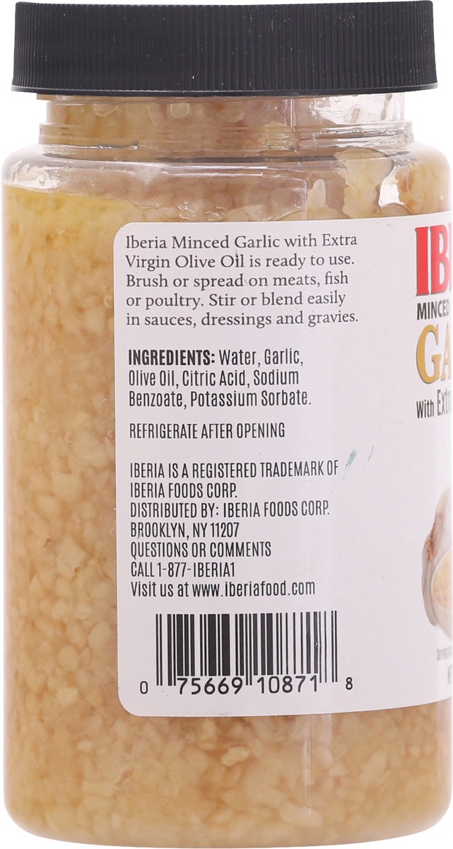 slide 5 of 9, Iberia Minced Garlic with Extra Virgin Olive Oil - 8 oz, 8 oz