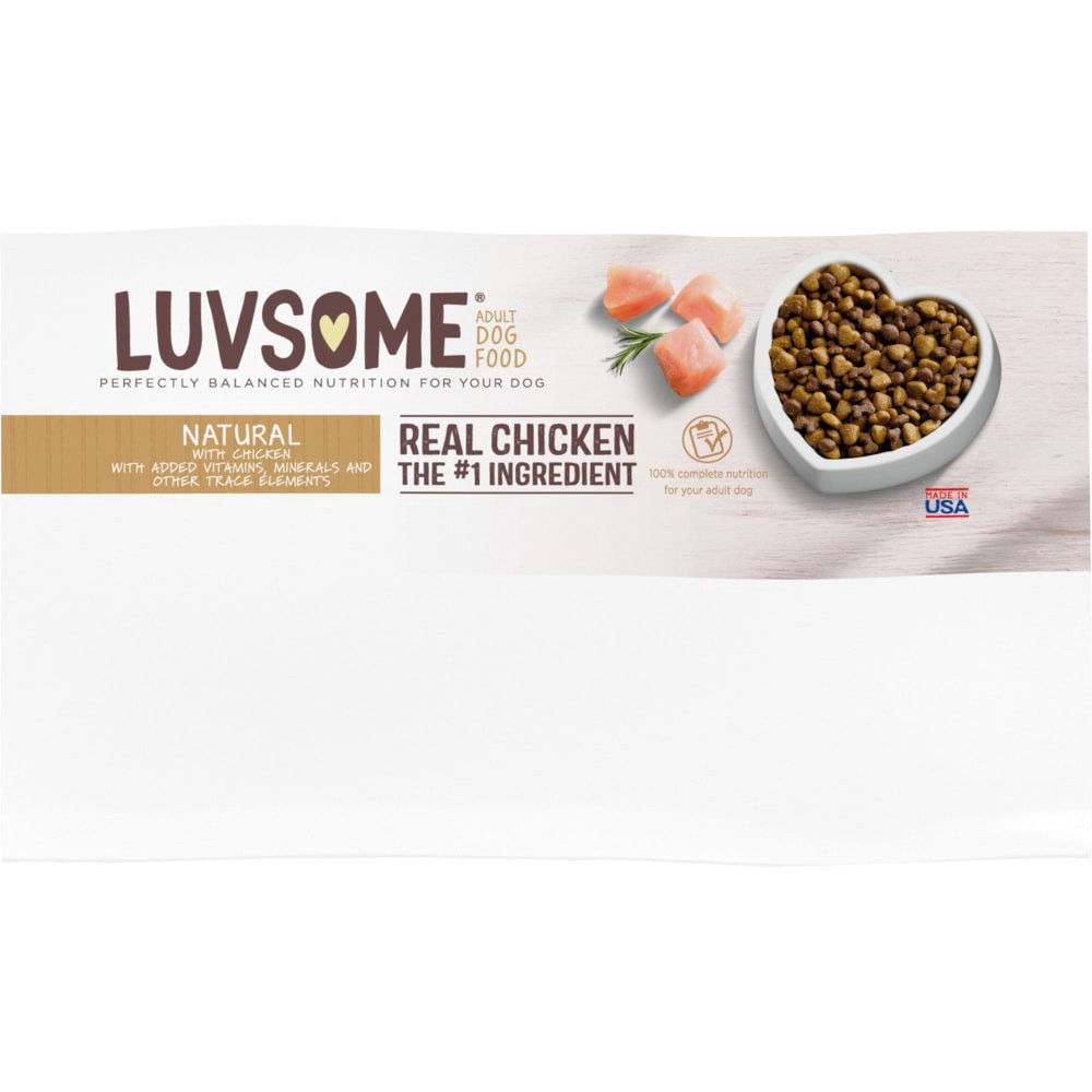 slide 4 of 6, Luvsome Natural Real Chicken Adult Dog Food, 3.5 lb