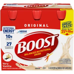 Boost Original Ready To Drink Nutritional Drink, Very Vanilla