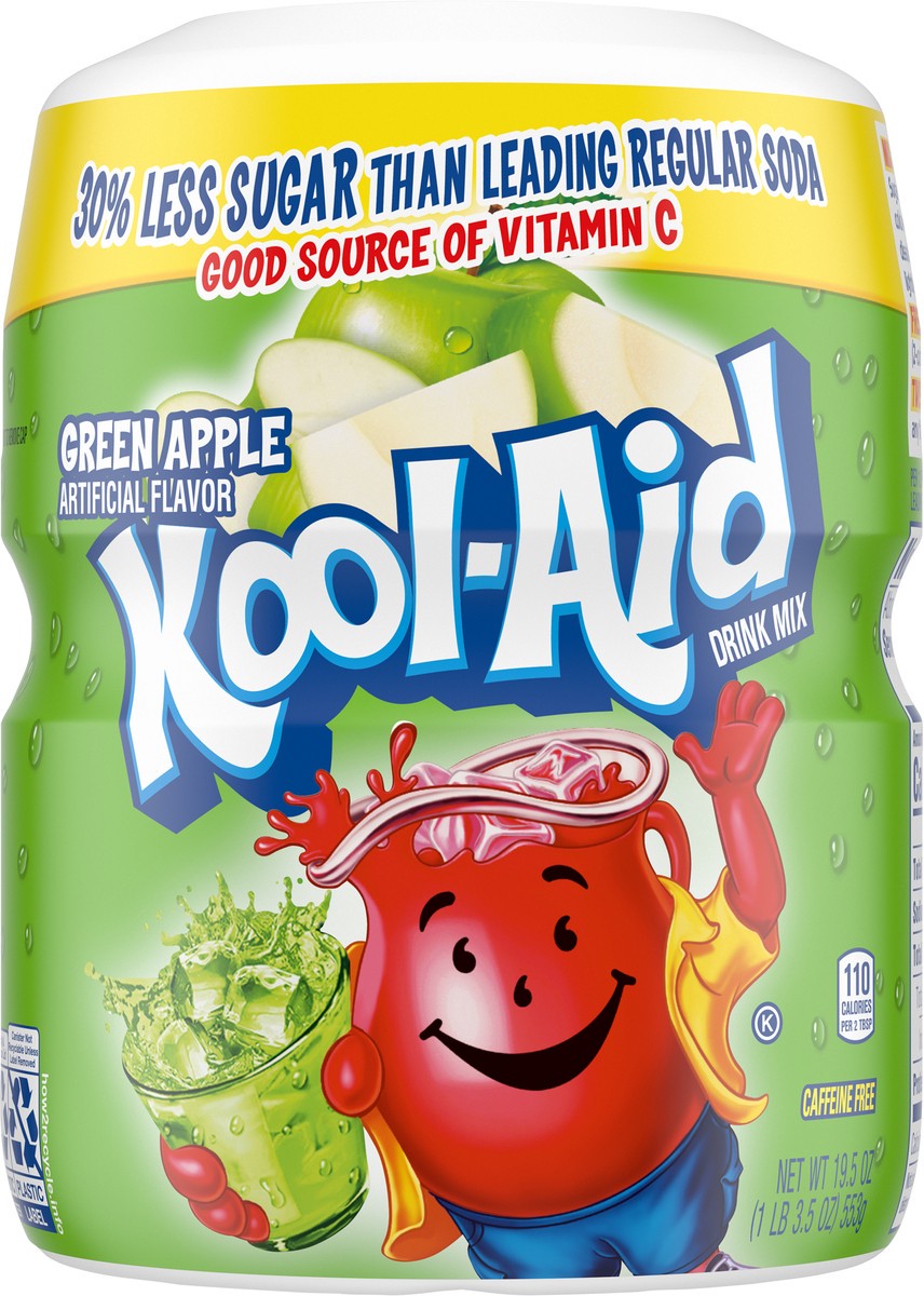 slide 7 of 13, Kool-Aid Green Apple Drink Mix - 19.5 oz, 19.5 oz