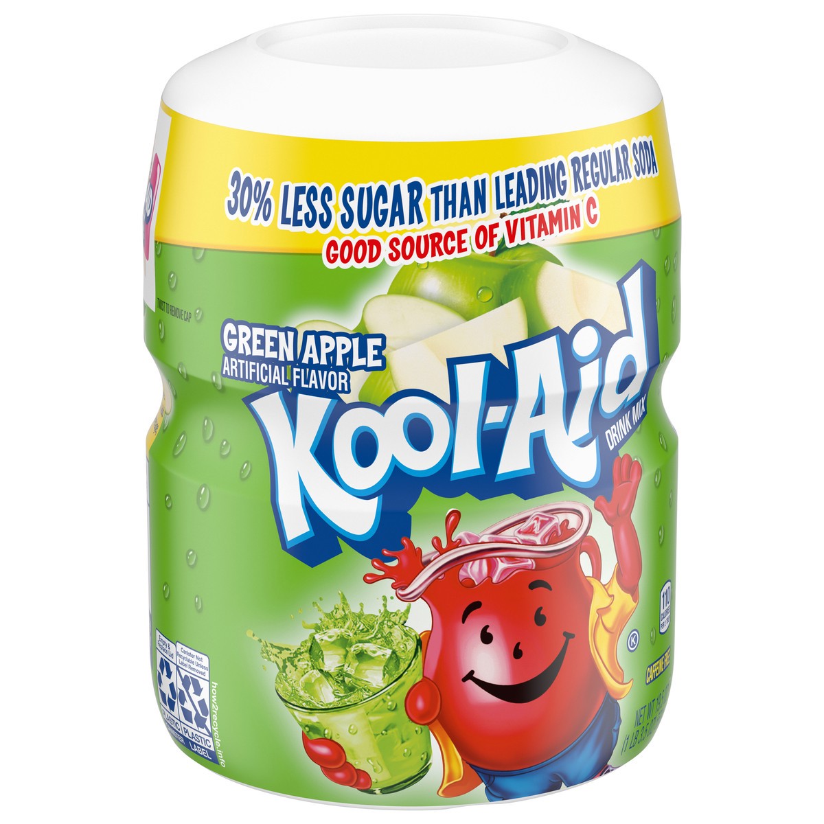 slide 9 of 13, Kool-Aid Green Apple Drink Mix - 19.5 oz, 19.5 oz