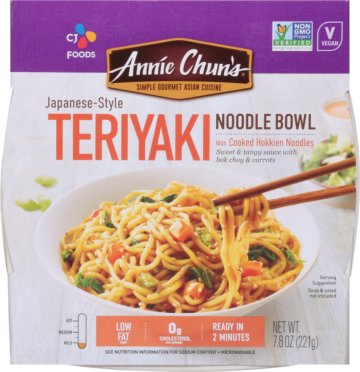 slide 9 of 11, Annie Chun's Japanese-Style Teriyaki Noodle Bowl 7.8 oz, 7.81 oz