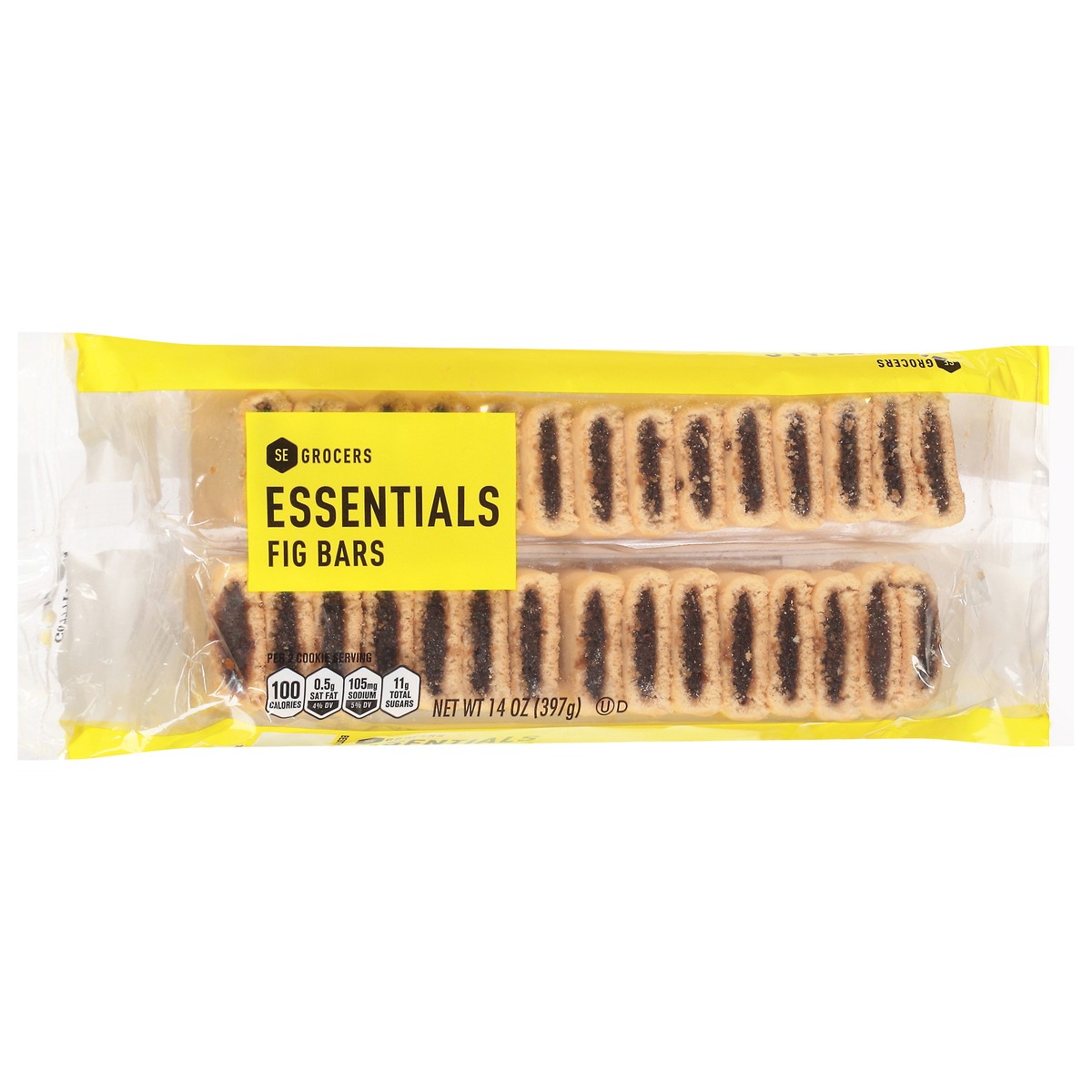 slide 12 of 14, Essentials Fig Bars, 14 oz