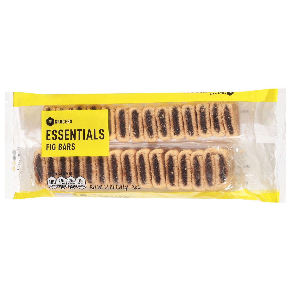 slide 6 of 14, Essentials Fig Bars, 14 oz