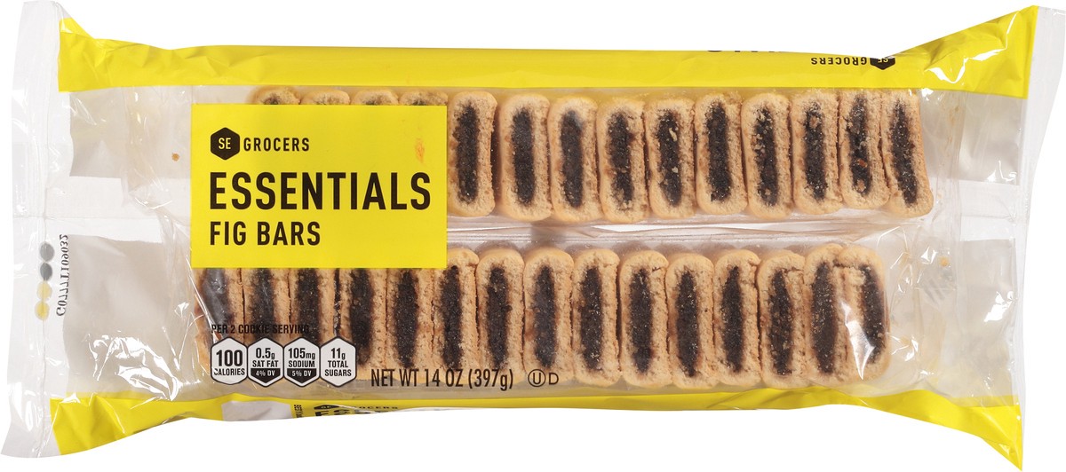 slide 5 of 14, Essentials Fig Bars, 14 oz