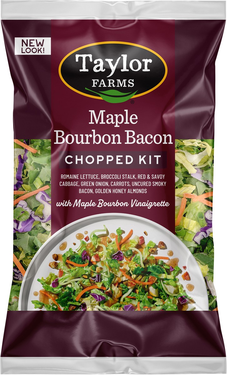 slide 3 of 3, Taylor Farms Maple Bourbon Bacon Chopped Kit, 12.8 oz