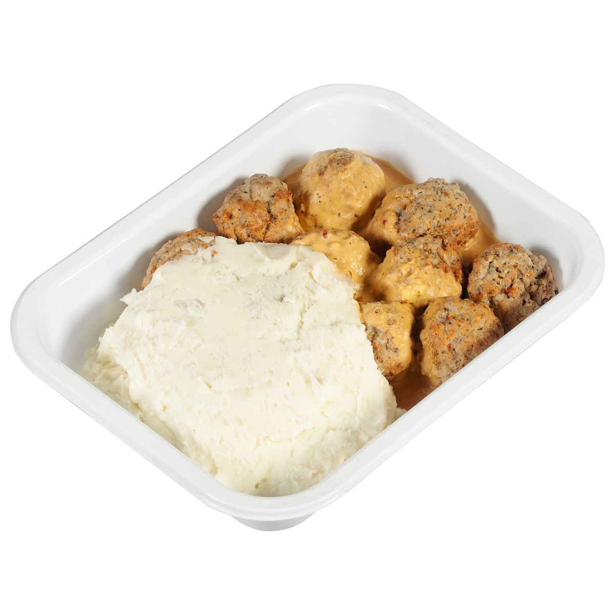 slide 3 of 9,  Swedish Meatballs & Mashed Potatoes 14.0 oz, 14 oz