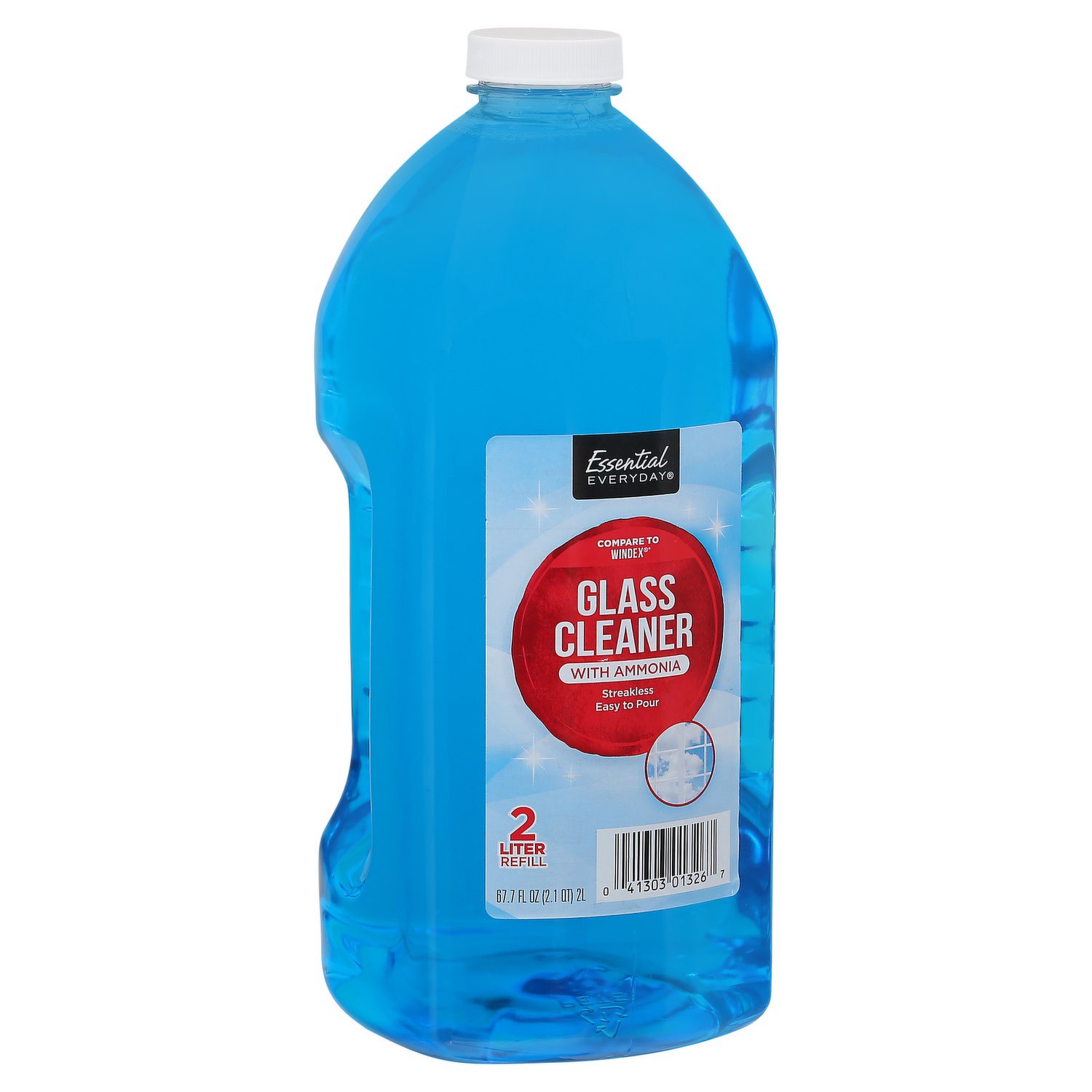 slide 1 of 6, Essential Everyday Glass Cleaner Refill, 67.7 fl oz