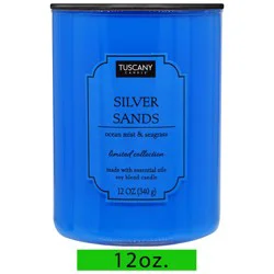 Tuscany Candle Silver Sands Scented Soy Candle