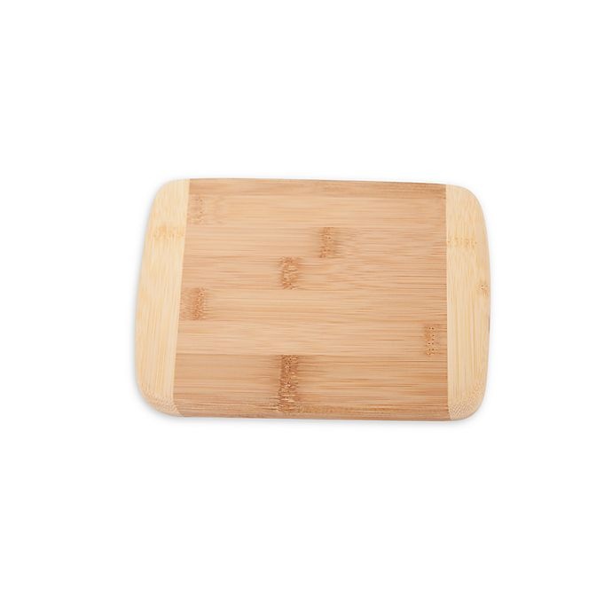 slide 1 of 2, Simply Essential Bamboo Bar Cutting Board, 6 in x 8 in