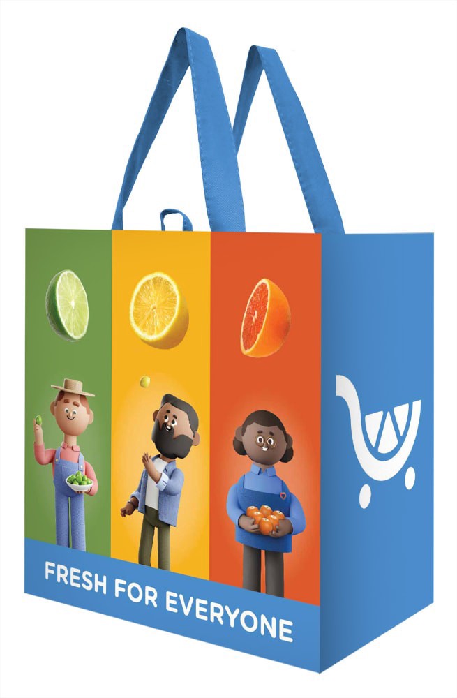 slide 1 of 1, Earthwise Kroger® MB Triple Citrus Reusable Bag, 1 ct