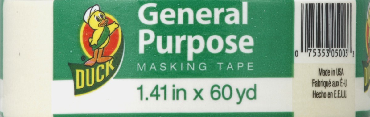 slide 3 of 3, Duck Masking Tape - General Purpose, 60 yd