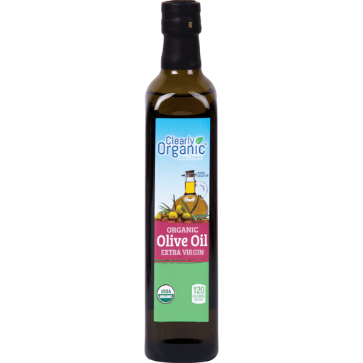 slide 1 of 1, Clearly Organic Extra Virgin Olive Oil, 17 oz