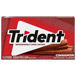 Trident MONDELEZ GLOBAL LLC (SNACKS US) TRIDENT Cinnamon 14PC Sleeve Top 623752 516483 - TRIDENT Redesign US - WAVE 3 14 STICKS English