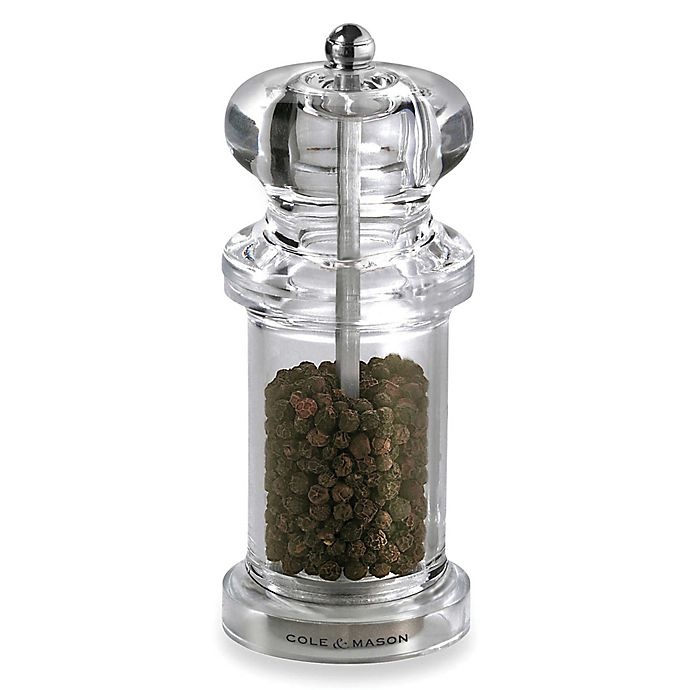 slide 1 of 1, Cole & Mason Acrylic Pepper Mill, 1 ct