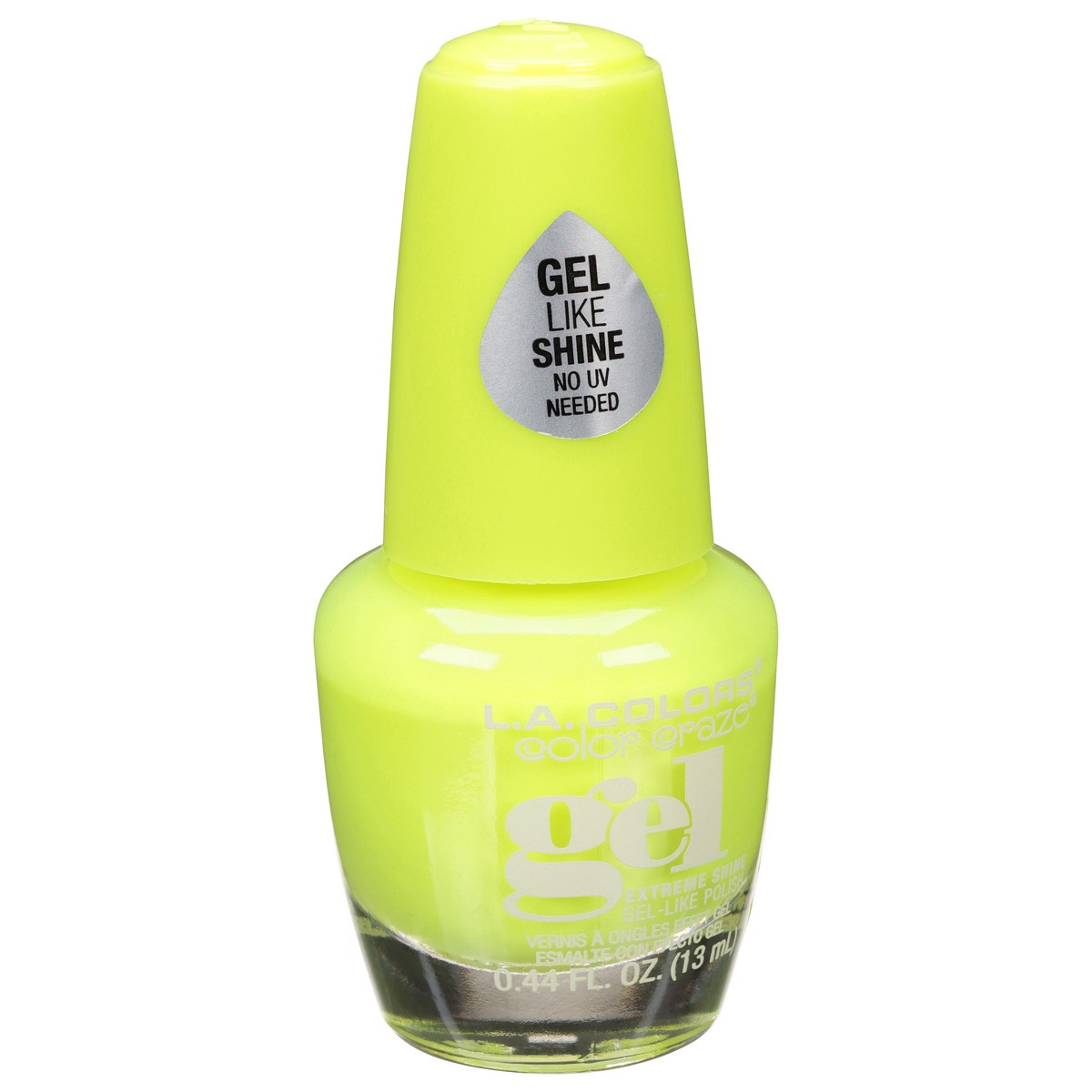 slide 6 of 10, L.A. Colors Color Craze CNL223 Day Glow Gel Extreme Shine Nail Polish 0.44 fl oz, 0.44 fl oz