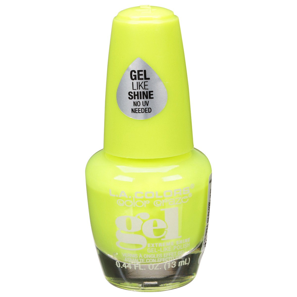 slide 1 of 10, L.A. Colors Color Craze CNL223 Day Glow Gel Extreme Shine Nail Polish 0.44 fl oz, 0.44 fl oz