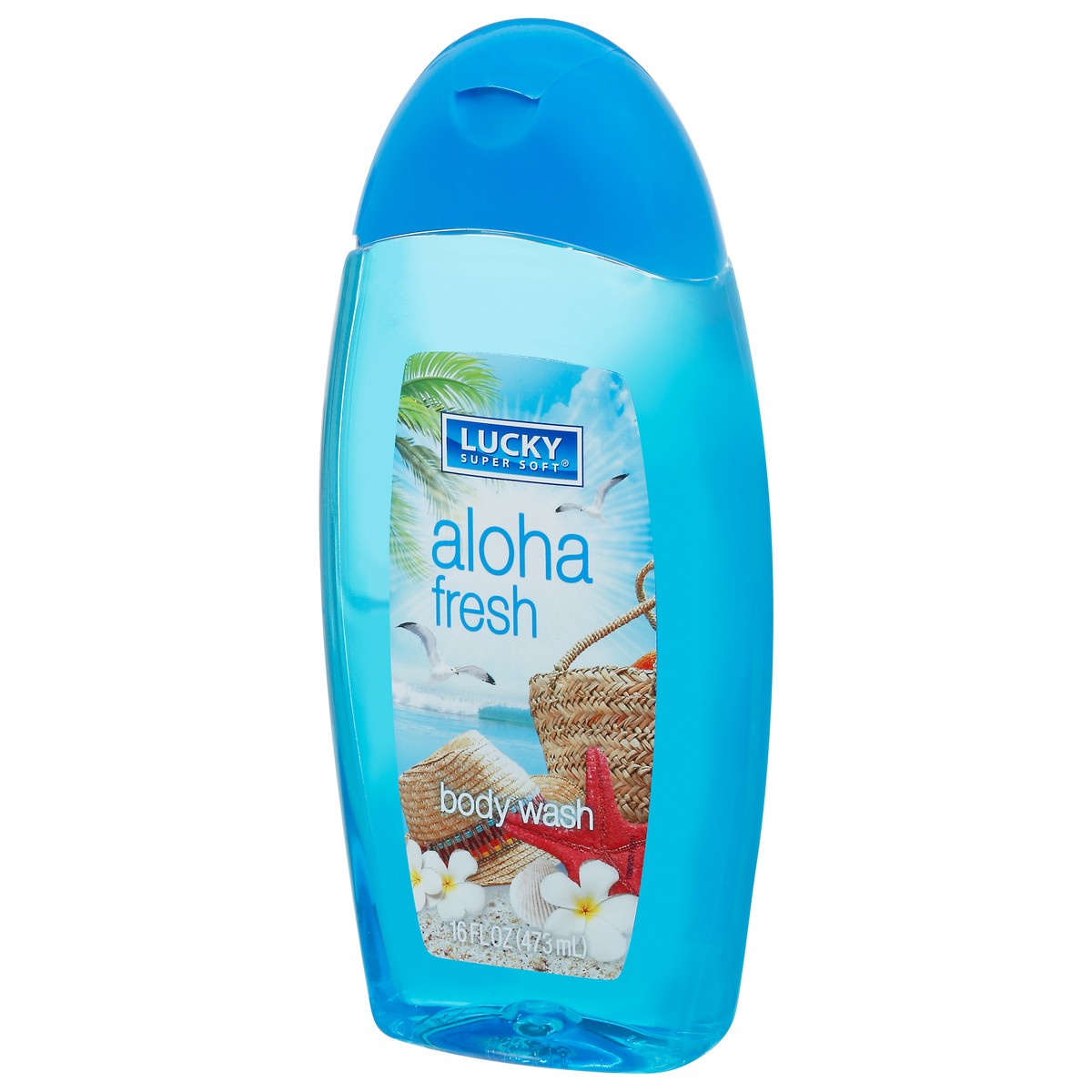 slide 12 of 12, Lucky Super Soft Aloha Fresh Body Wash 16 fl oz, 16 fl oz