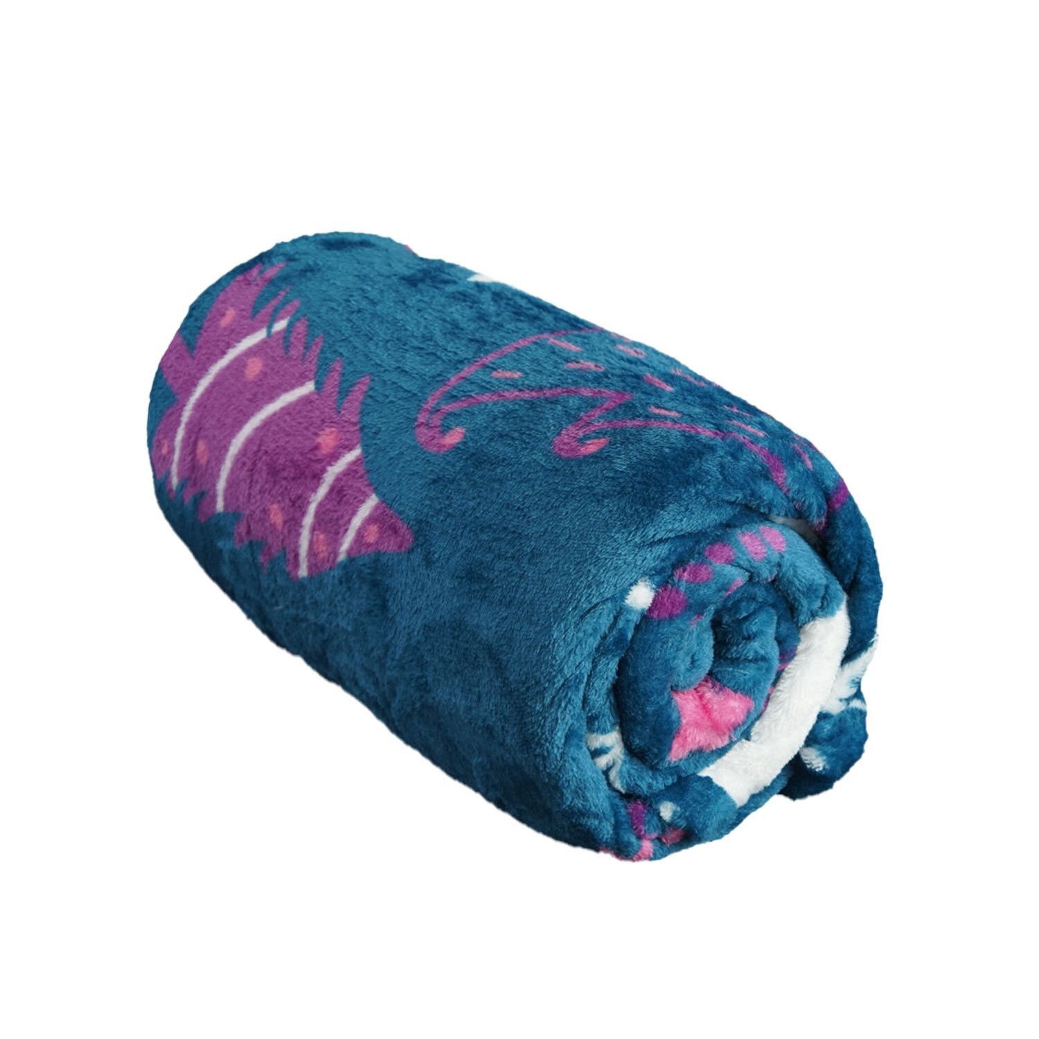 slide 2 of 3, Joyward Flannel Throw Blanket, Trees & Reindeer, 50 X 60 In, 1 ct