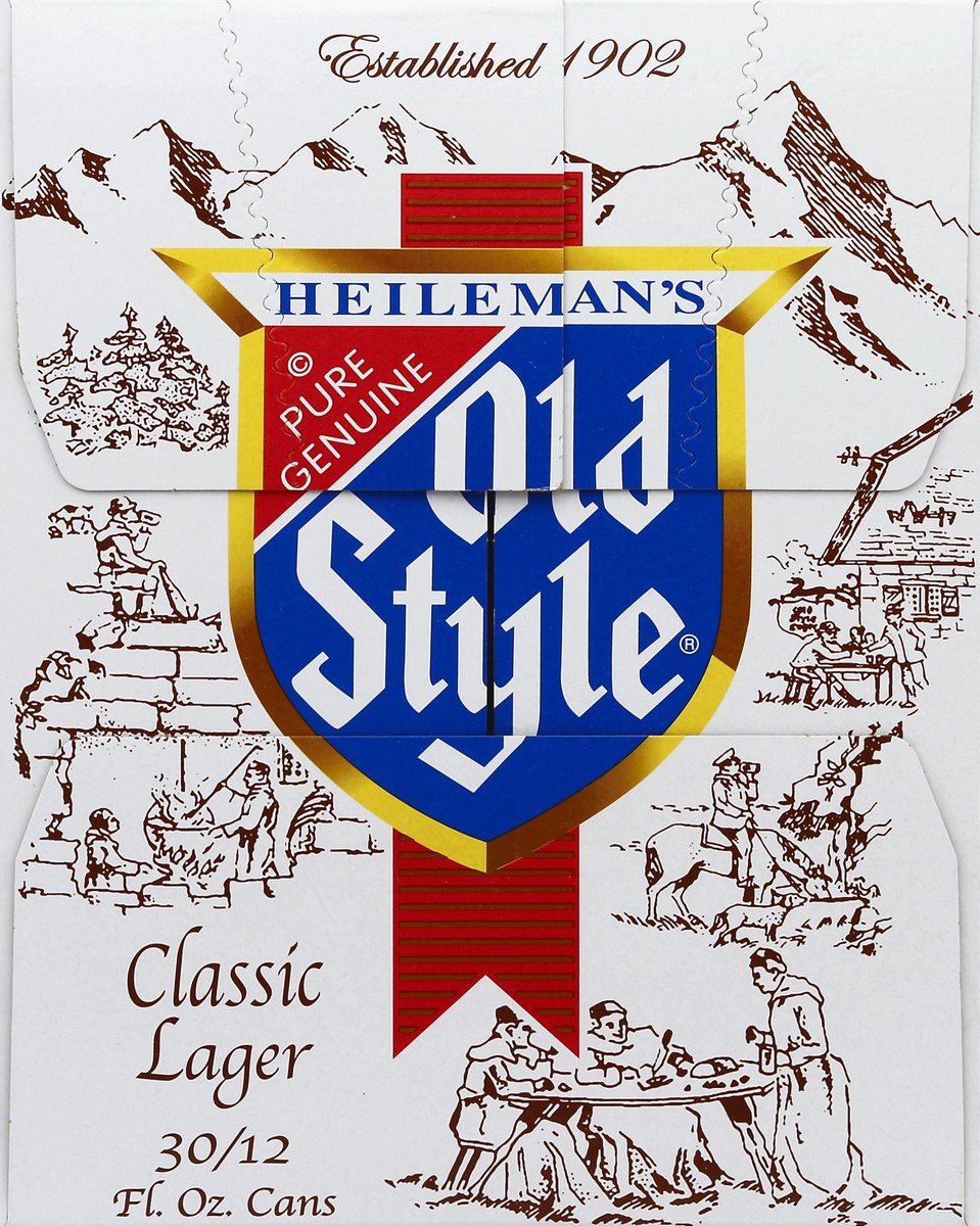 slide 3 of 6, Heileman's Old Style Old Style Beer, 30 Pack, 12 fl oz Aluminum Cans, 4.6% ABV, Domestic Lager, 30 ct; 12 oz