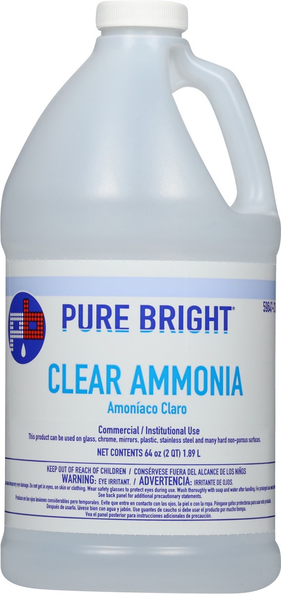 slide 2 of 11, Pure Bright Clear Ammonia 64 oz, 64 oz