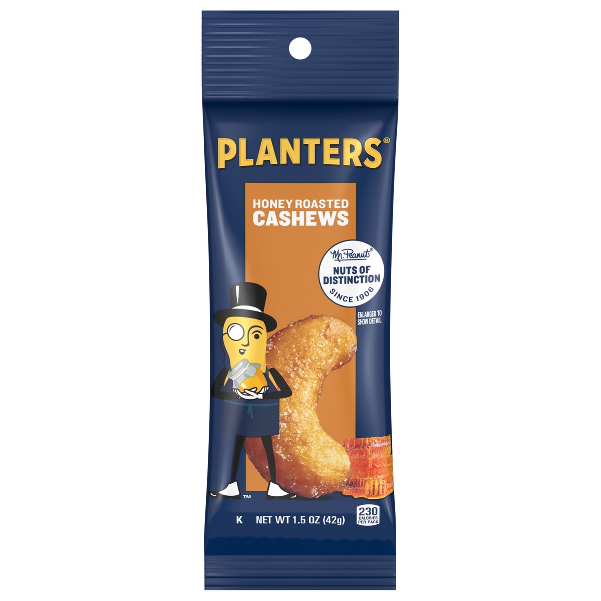 slide 7 of 11, Planters Honey Roasted Cashews 1.5 oz, 1.5 oz