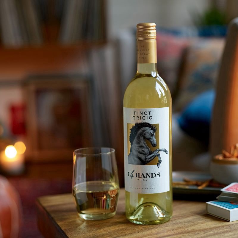 slide 3 of 3, 14 Hands Pinot Gris White Wine - 750ml Bottle, 750 ml