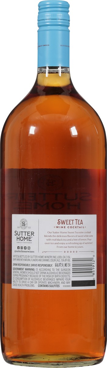 slide 2 of 9, Sutter Home Sweet Tea Wine Cocktail 1.5 l, 1.5 l
