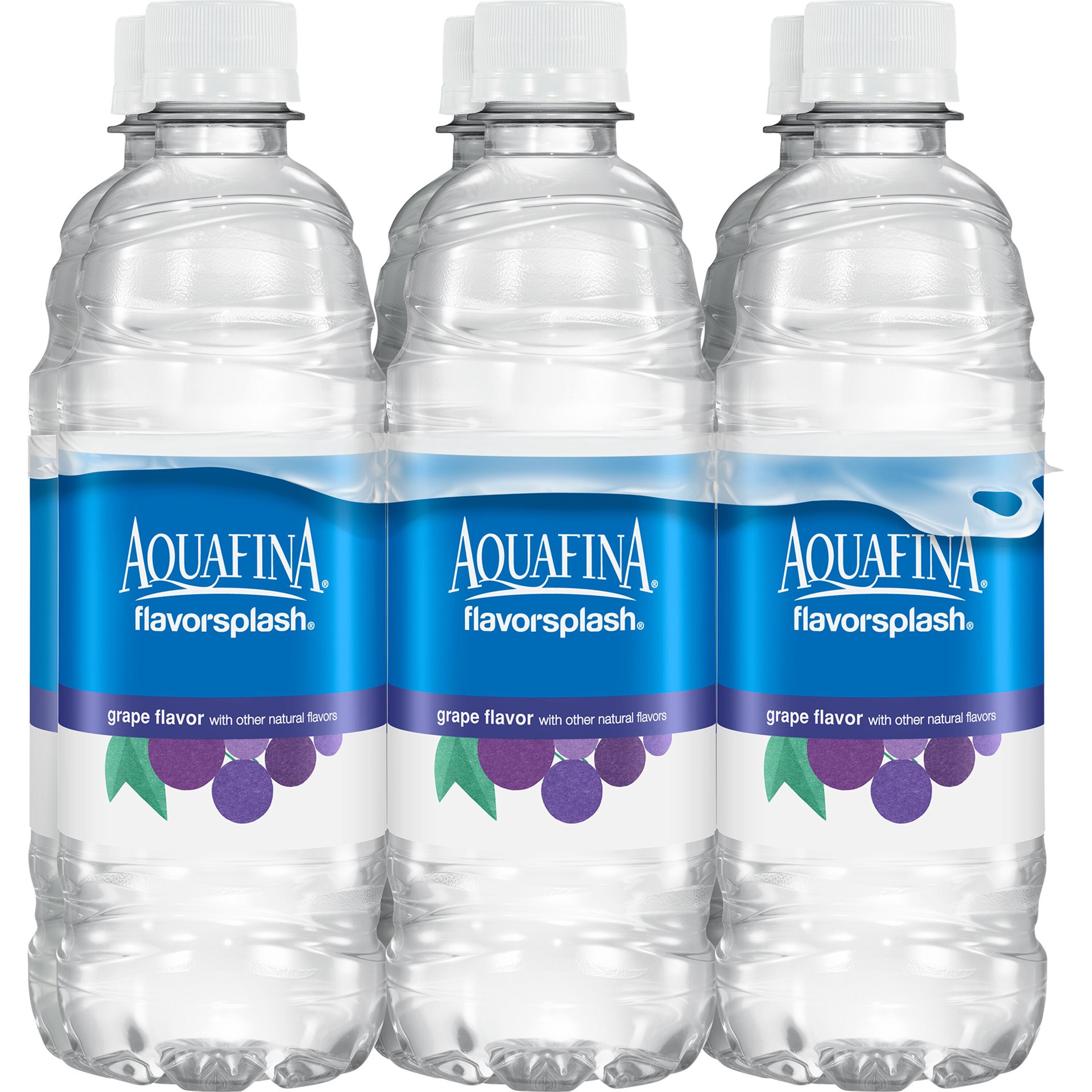 slide 1 of 4, Aquafina Flavorsplash Go Grape Water 101.4 Fluid Ounce Plastic Bottles - 101.4 oz, 101.4 oz