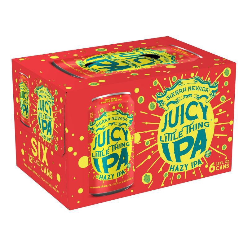 slide 4 of 7, Sierra Nevada Juicy Little Thing Hazy IPA Craft Beer 6 Pack (12oz Cans), 6 ct; 12 oz