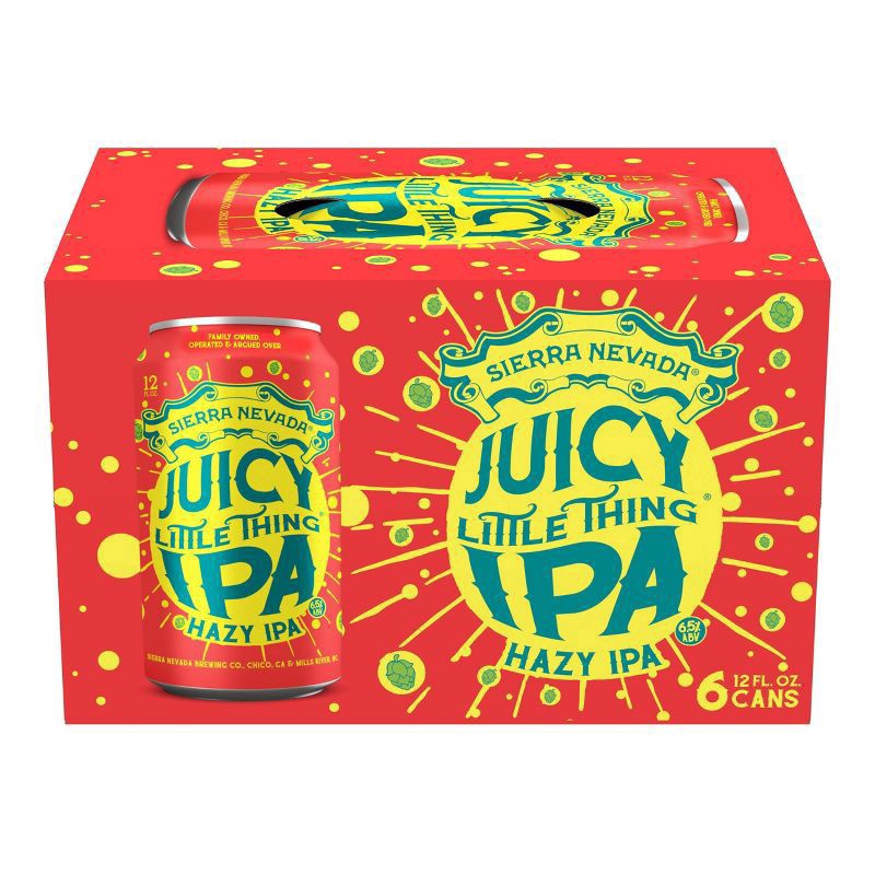 slide 7 of 7, Sierra Nevada Juicy Little Thing Hazy IPA Craft Beer 6 Pack (12oz Cans), 6 ct; 12 oz