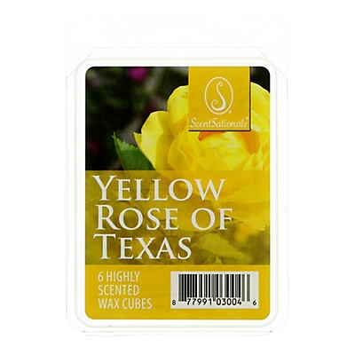 slide 1 of 1, ScentSationals Yellow Rose of Texas Wax Fragrance Cubes, 6 ct