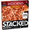 slide 4 of 10, DiGiorno Stacked Toppings Meat Lover's Pizza, 28 oz