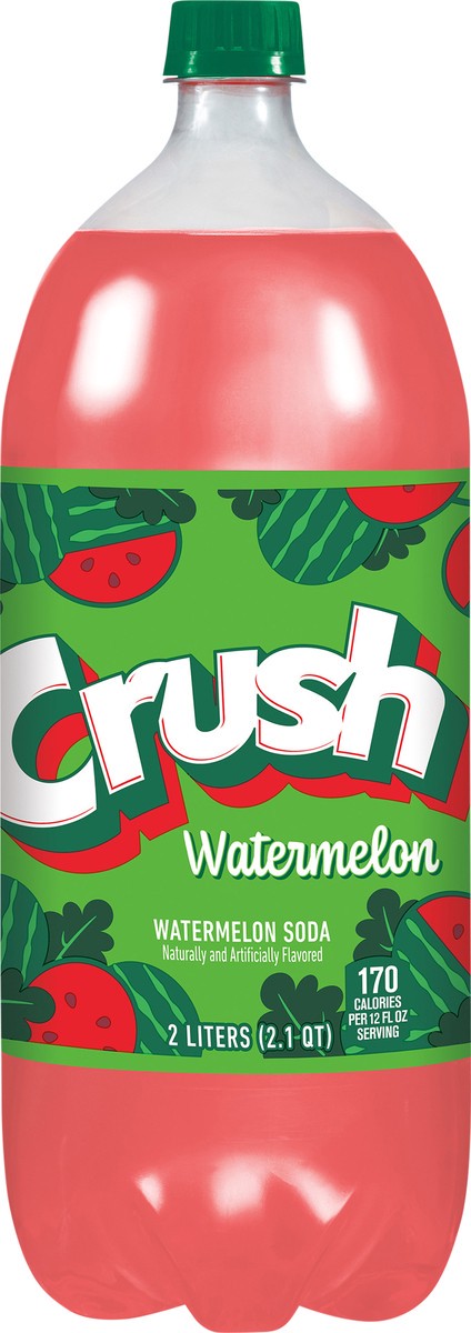 slide 2 of 5, Crush Watermelon Soda- 2 liter, 2 liter