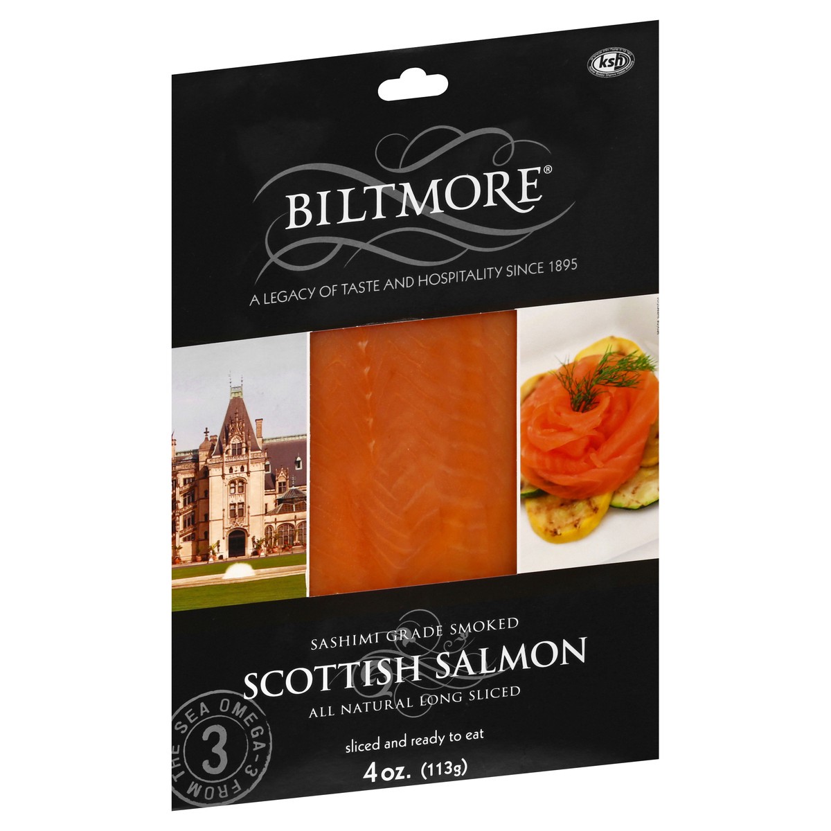 slide 3 of 13, Biltmore Scottish Salmon 4 oz, 4 oz