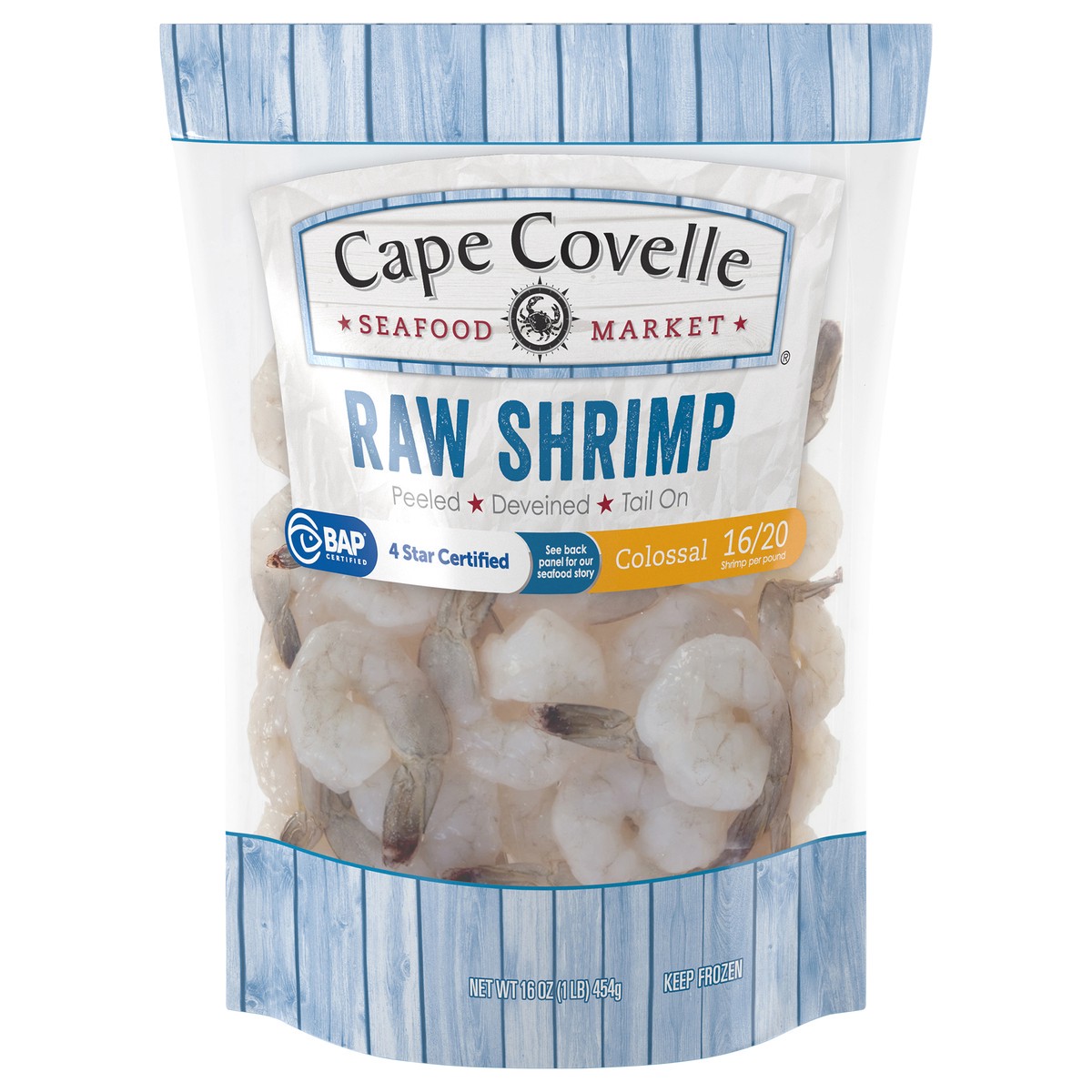 slide 2 of 4, Cc 16/20 Raw P&d Shrimp, 16 oz