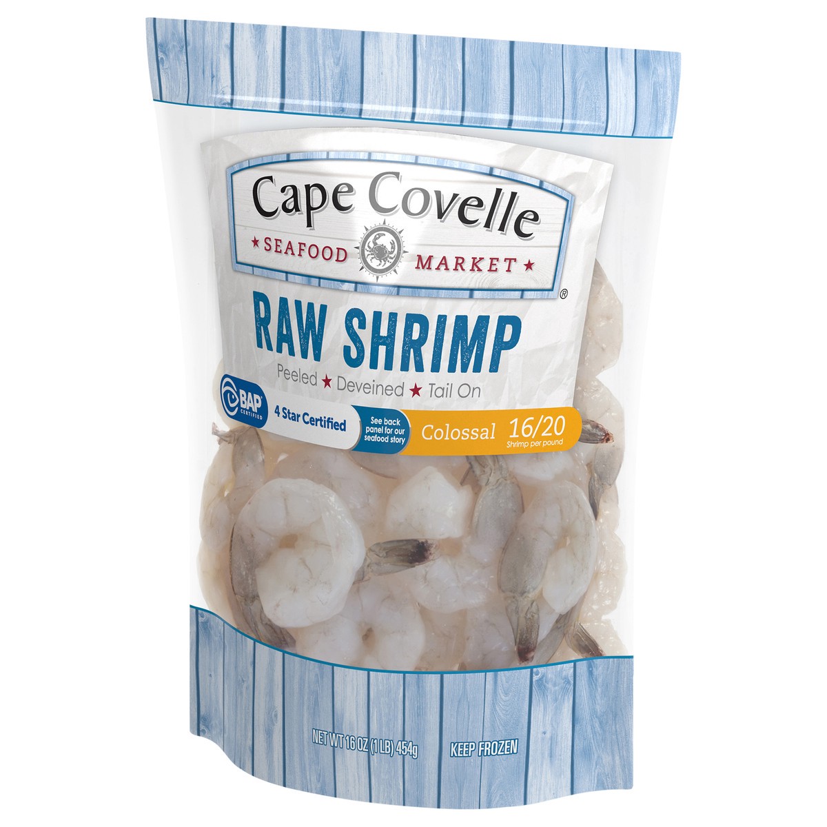 slide 3 of 4, Cc 16/20 Raw P&d Shrimp, 16 oz