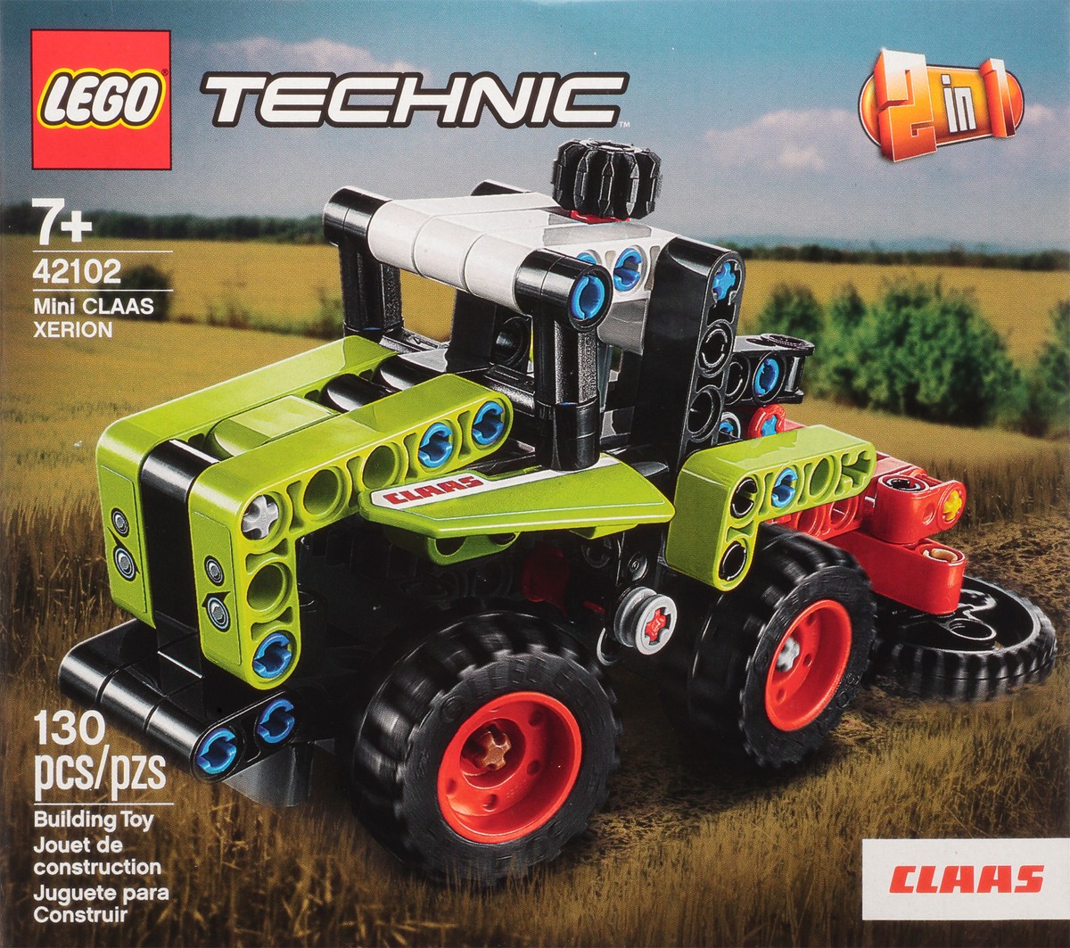 slide 3 of 11, LEGO Technic Mini Claas Xerion 2 in 1 Building Toy 130 Pcs, 1 ea